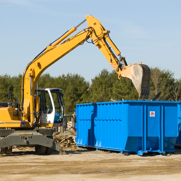 can i rent a residential dumpster for a construction project in Layland West Virginia